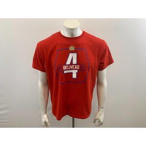 Molson Canadian Beliveau #4 T Shirt Men's Size L